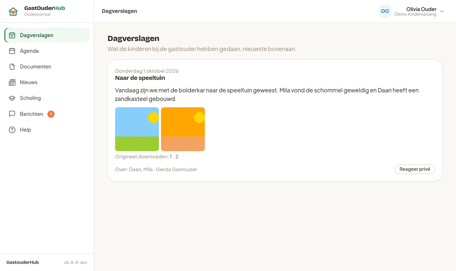 Dagverslag