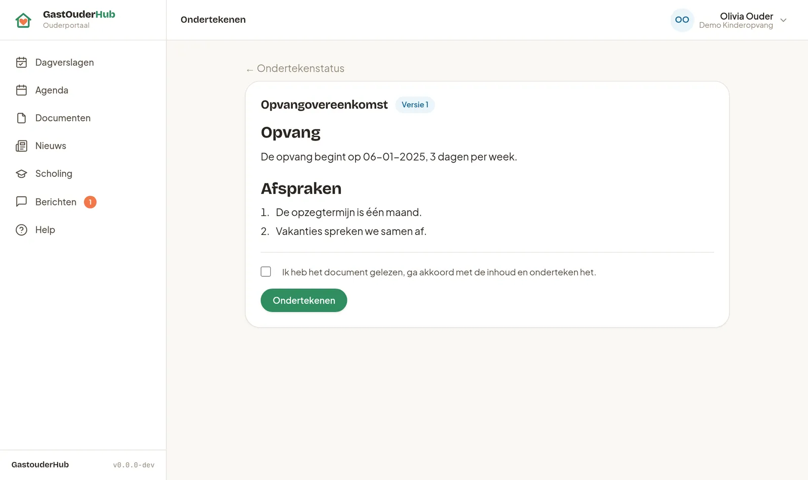 Ondertekenen